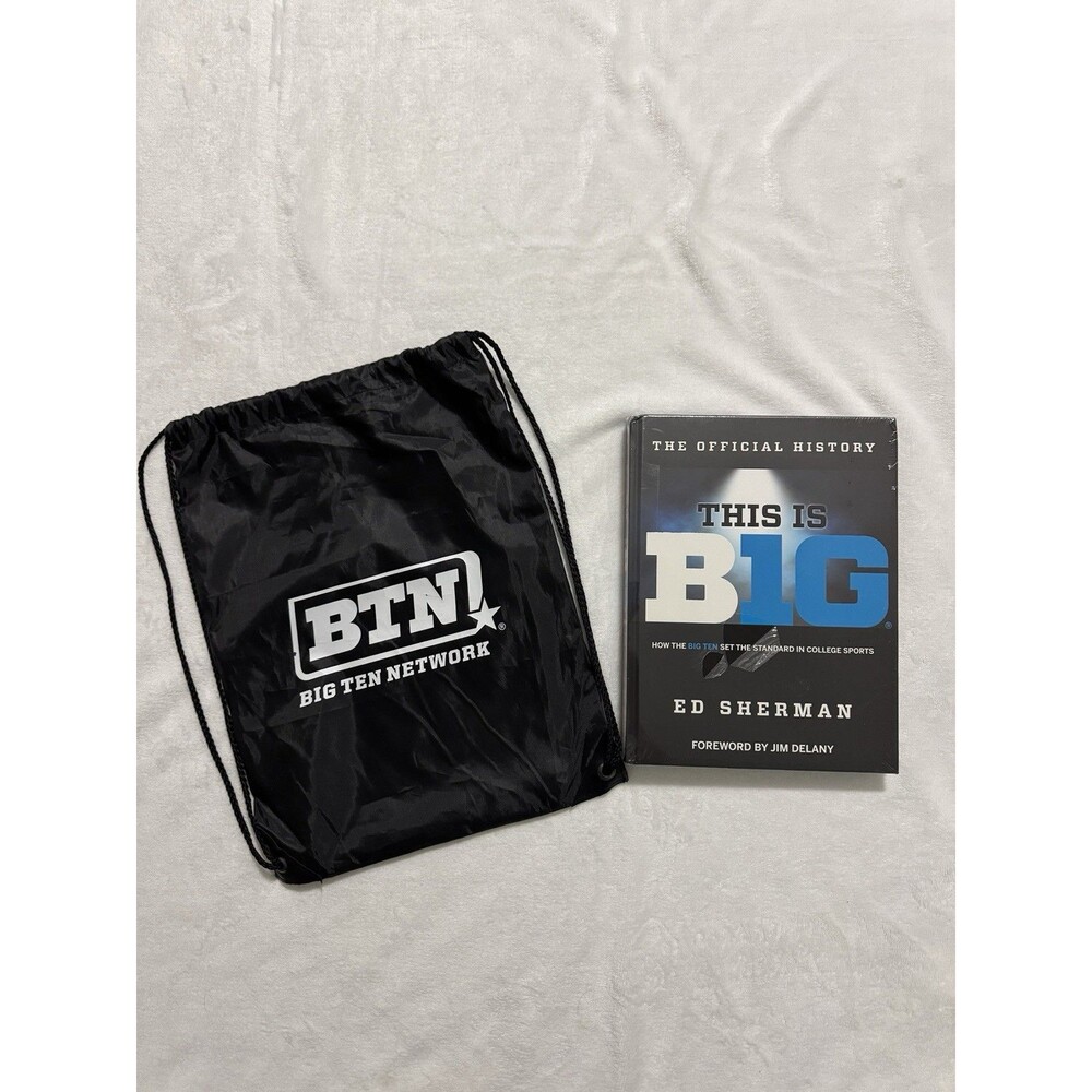 This Is Big The Official History Ed Sherman BIG 10 Book Hardback Drawstring Bag